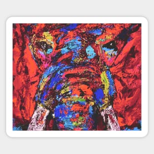 "Stomp the Stigmaphant" | Elephant Original Artwork by Nicholas Brendon Sticker